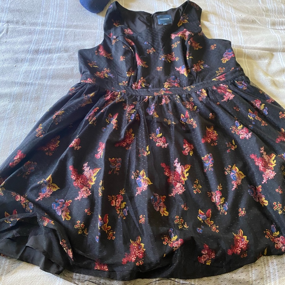 3X fit and flare party dress